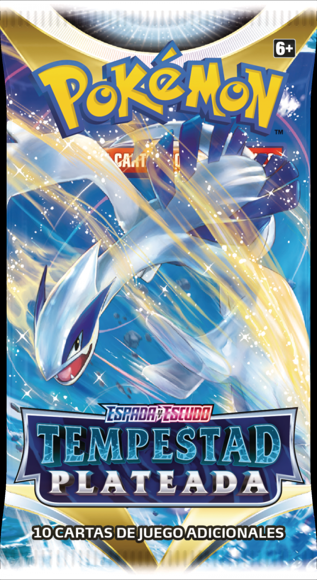 Spanish Pokemon Booster Box Silver Tempest Spain version Lugia VSTAR V SR KrystalKollectz Web Store Tempestad Plateada Booster Pack