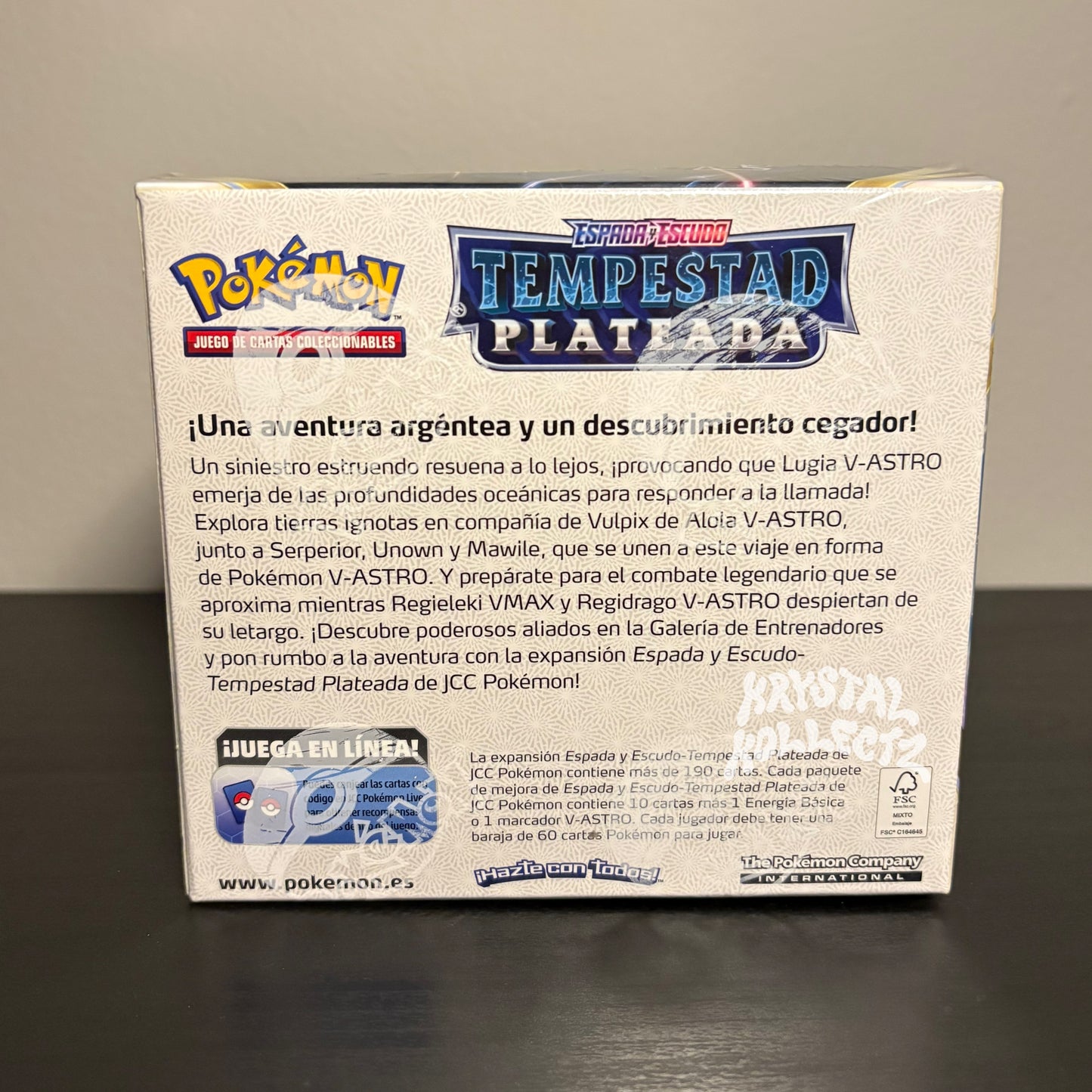Spanish Pokemon Booster Box Silver Tempest