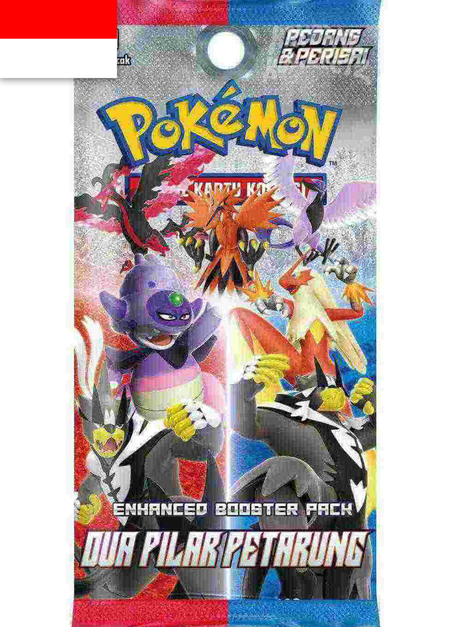 Dua Pilar Petarung Pokemon Booster Box Indonesian KrystalKollectz Sword & Shield sealed authentic Indonesia version Game Kartu Koleksi Enhanced Booster Pack Matchless Fighters