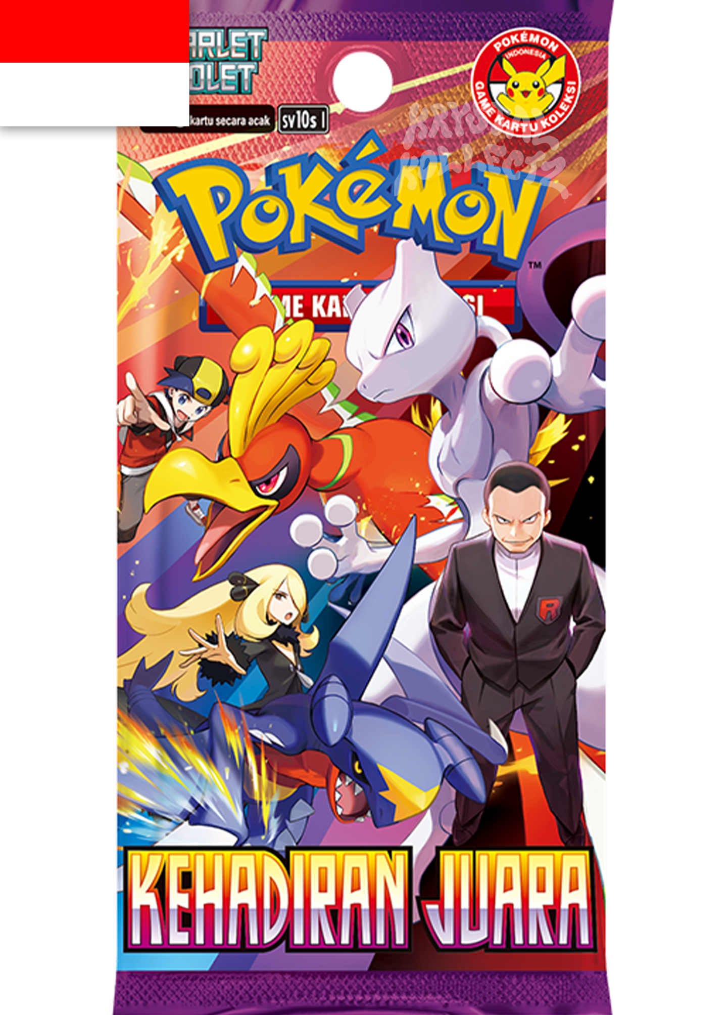 Pokemon Indonesian Kehadiran Juara Prescence of Champions 2025 Krystalkollectz Heat Wave Arena Glory of Team Rocket Destined Rivals Pokemon Cards