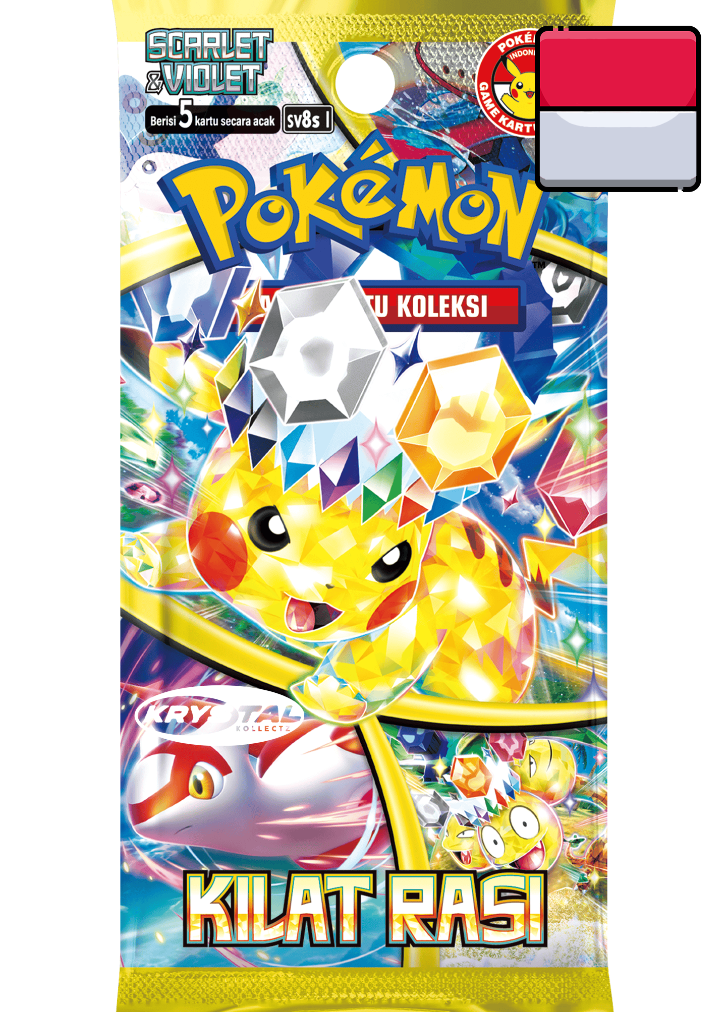 pokemon surging strikes booster box Kilat Rasi / Sparks - - Indonesian CHART Style-Card Case The Collection Chest specializes best pokemon packs to Display:2x Boxes