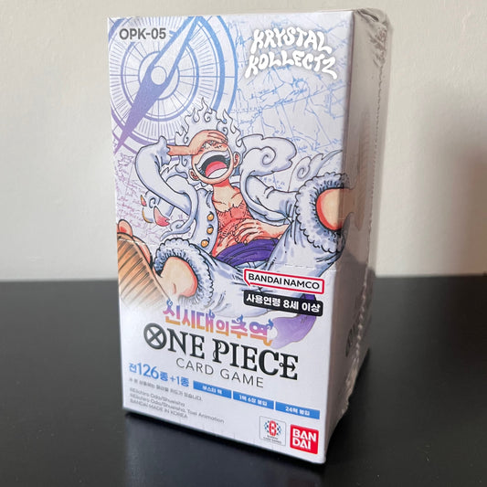 One Piece OPK-05 Card Game TCG Bandai Namco Korean version South Korea KrystalKollectz authentic sealed Booster Box New 2025 원피스