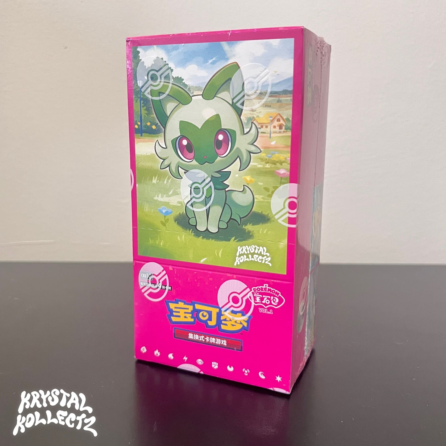 Gem Pack Pokemon Booster Box Sprigatito KrystalKollectz Web Store authentic official 2025 151 Shiny Treasure ex S-Chinese 宝可梦集换式卡牌游戏 宝石包 宝可梦