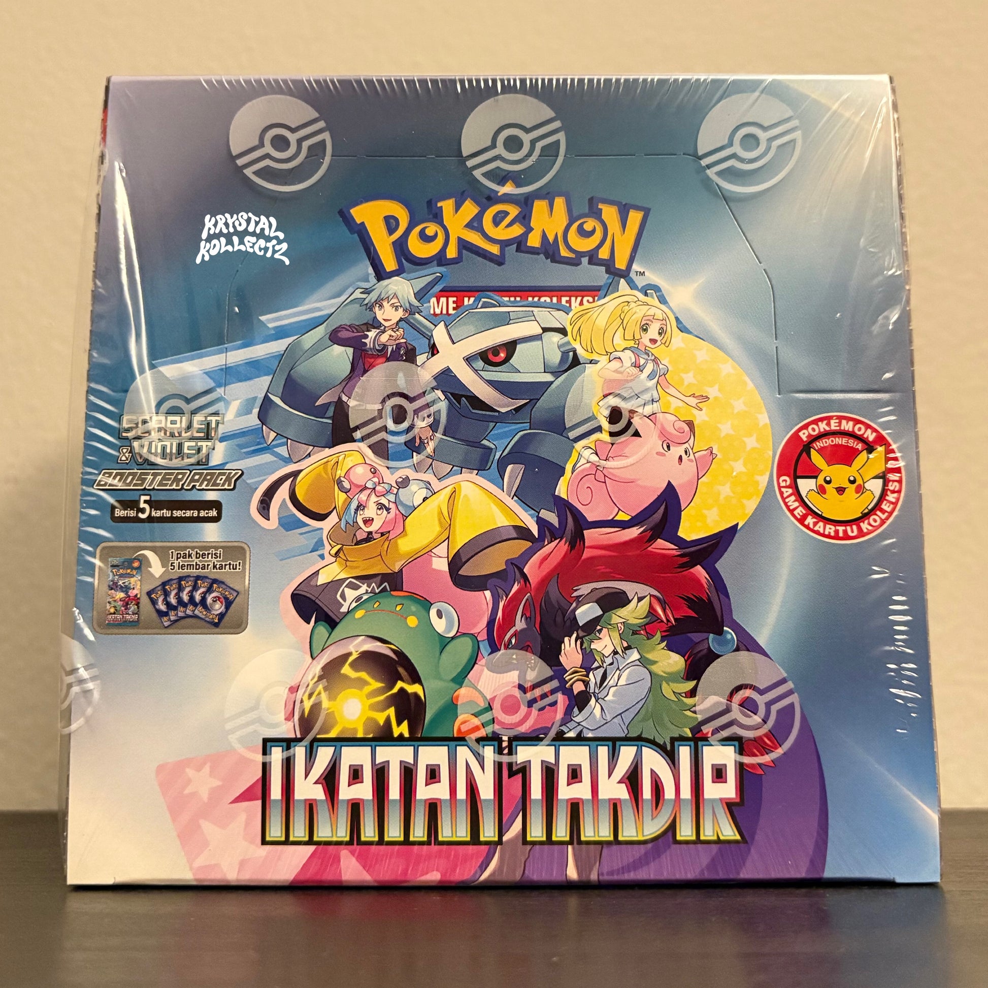 Indonesian Pokemon Battle Partners Booster Box Indonesia 2025 KrystalKollectz Scarlet & Violet