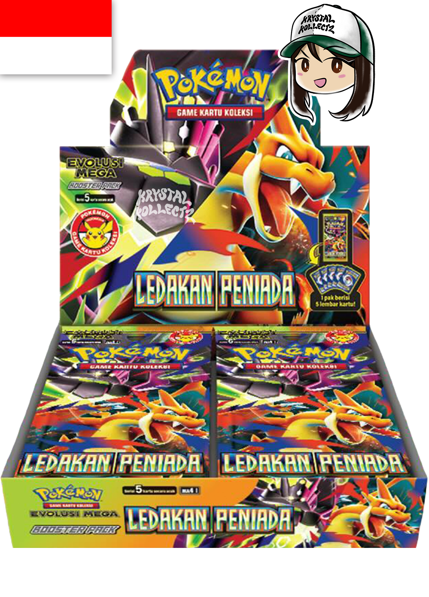mega rayquaza ex booster box Indonesian - Void Blast - Pokemon Booster Box MA4I
