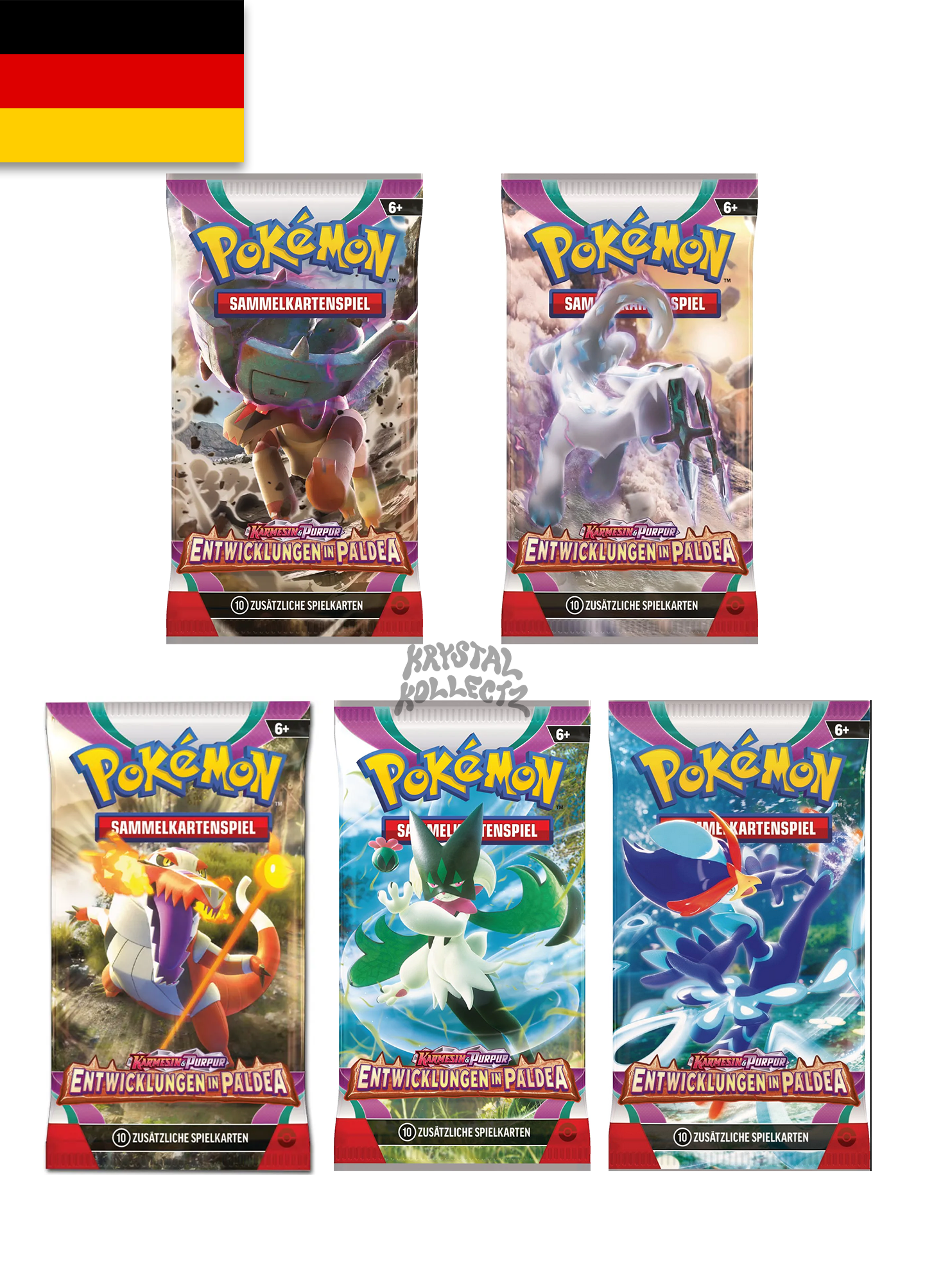Paldea Evolved - Pokemon Booster Pack - German