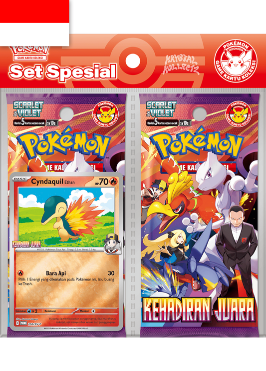 Presence of Champions / Kehadiran Juara - Pokemon Cyndaquil Special Set Pack - Indonesian