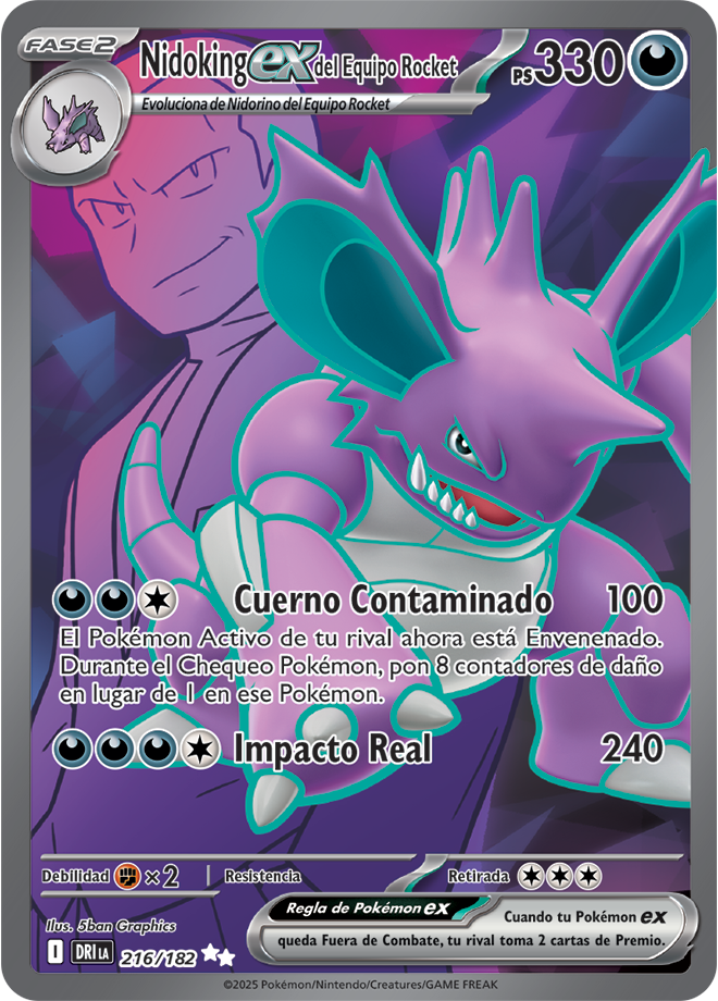 Team Rocket's Nidoking ex