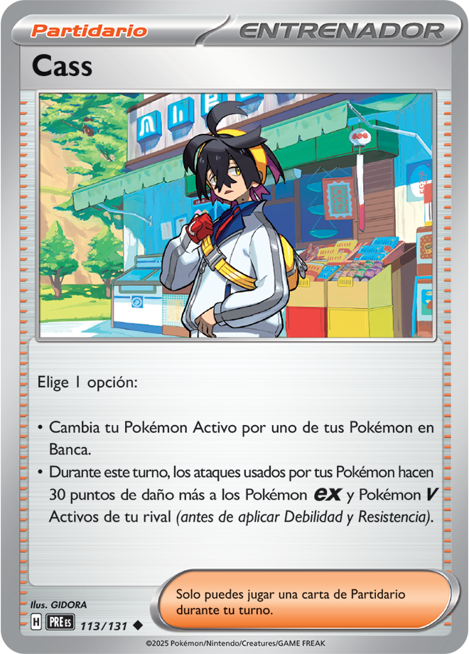 Kieran Poke Ball Reverse Holo - Prismatic Evolutions Pokemon Card - Spanish | KrystalKollectz Web Store Kieran Poke Ball Reverse Holo - Prismatic Evolutions Pokemon Card - Spanish | KrystalKollectz Web Store