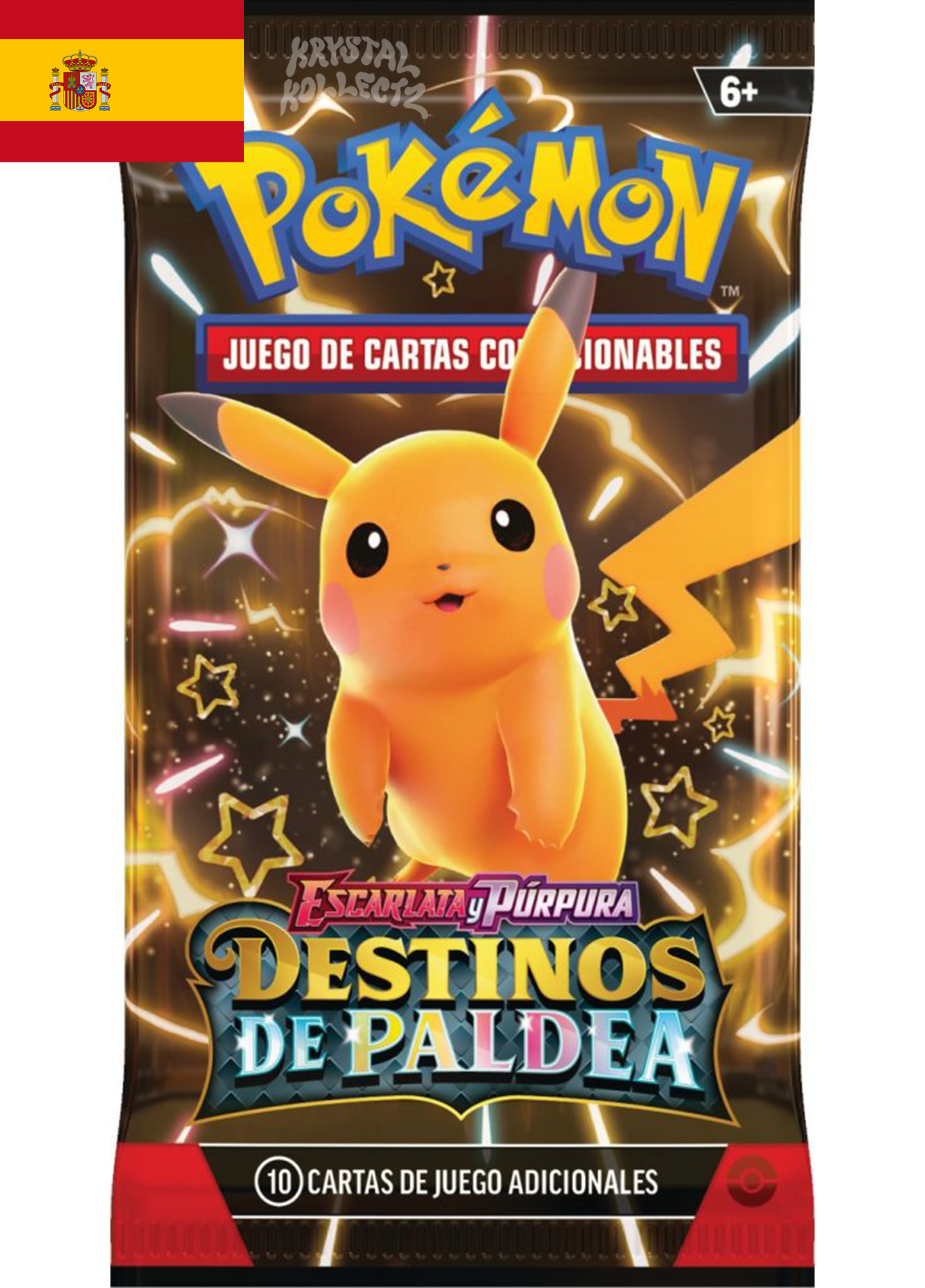 Paldean Fates - Pokemon Booster Pack - Spanish | KrystalKollectz Web Store Paldean Fates - Pokemon Booster Pack - Spanish | KrystalKollectz Web Store