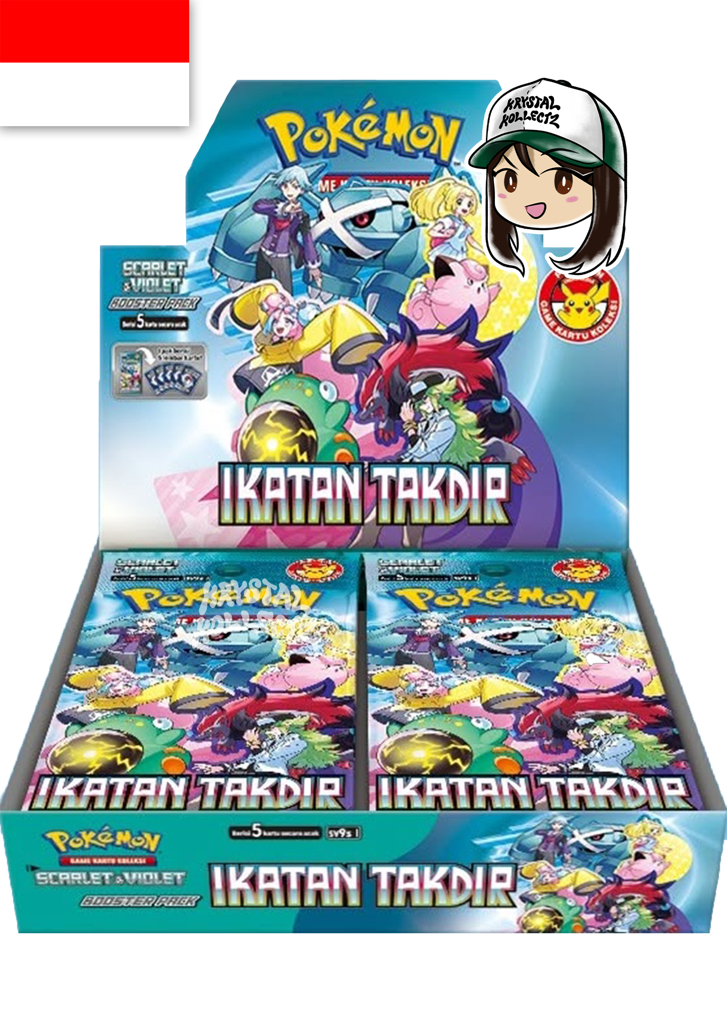 Pokemon Indonesian Ties of Fate Battle Partners Ikatan Takdir Booster Box Journey Together Krystalkollectz