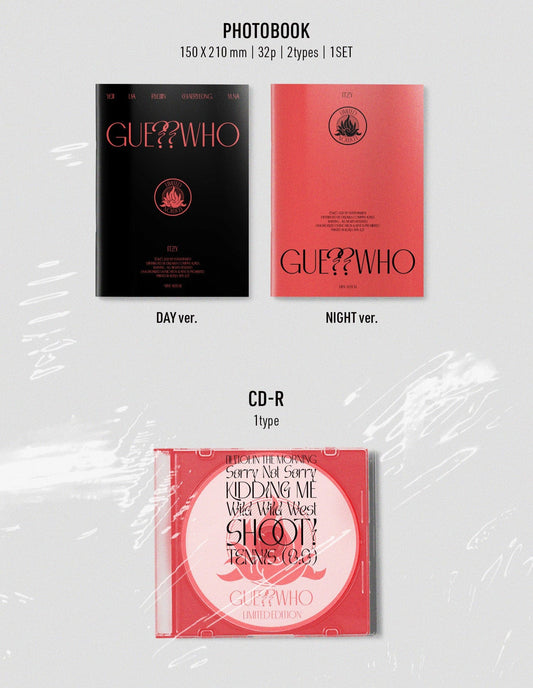 ITZY Guess Who CD-R Kpop Album 2021 In The Morning KrystalKollectz