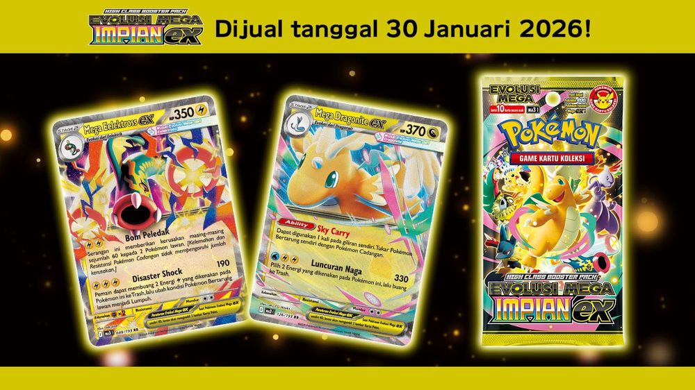 Mega Dream ex | MA3 I - Pokemon Card List - Indonesian | Evolusi Mega Impian ex