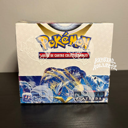 Pokémon Spanish Booster Box Silver Tempest Sword & Shield KrystalKollectz Lugia VSTAR Spain version 