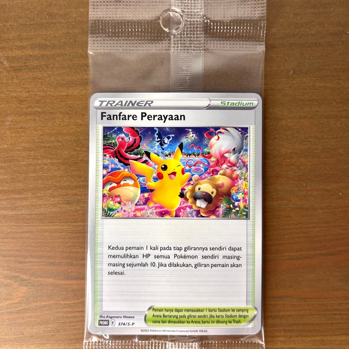 Fanfare Perayaan - Pokemon Promo Card - Indonesian