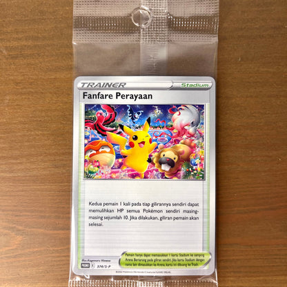 Fanfare Perayaan - Pokemon Promo Card - Indonesian