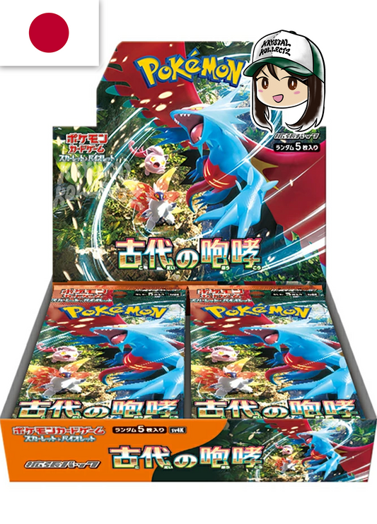 Ancient Roar Japanese Pokemon Booster Box Paradox Rift Krystalkollectz