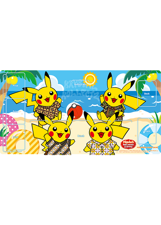 Pikachu - Indonesia Journey Rubber Playmat - Indonesian