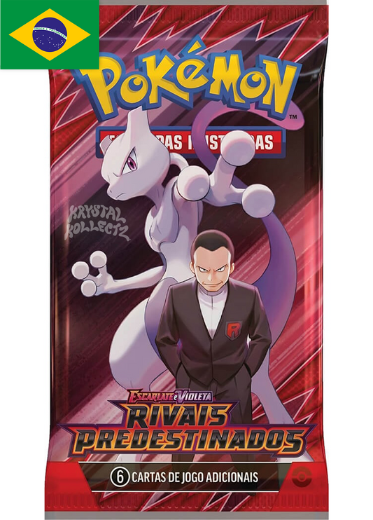 Destined Rivals Pokemon booster pack Brazil Portuguese version sealed KrystalKollectz Web Store Rivais Predestinados 