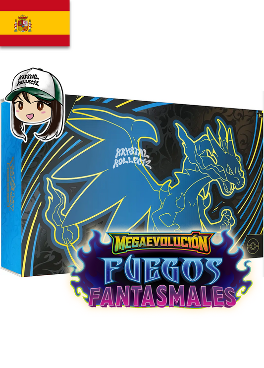 Charizard UPC Pokemon Megaevolución-Fuegos Fantasmales Trading Card Game: Mega Charizard X ex Ultra Premium Collection KrystalKollectz Mega Evolution 