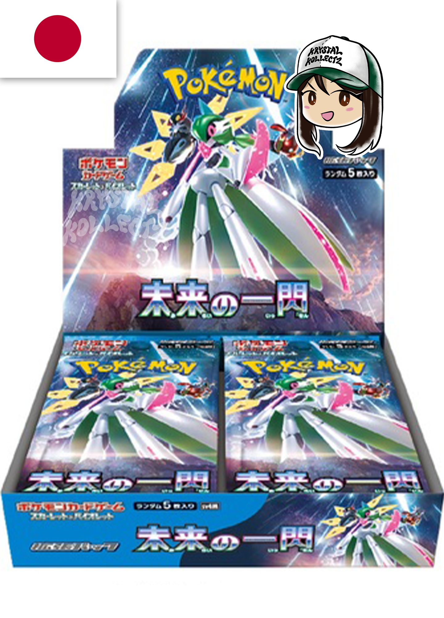 Japanese Future Flash Pokemon Booster Box Paradox Rift Krystalkollectz