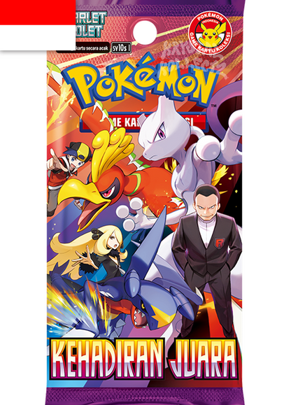 Pokemon Indonesian Kehadiran Juara Prescence of Champions 2025 Krystalkollectz Heat Wave Arena Glory of Team Rocket Destined Rivals Pokemon Cards