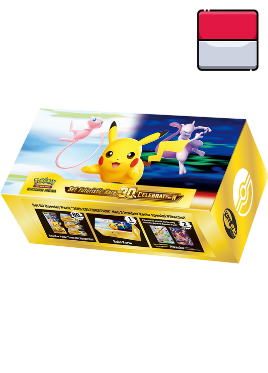 Indonesian | 30th Celebration MA6 I Pokémon Futuristic Rare Mega Evolution Box | PRE-ORDER