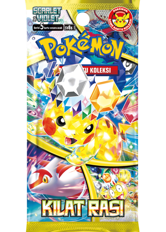 Kilat Rasi Pokemon Indonesian Booster Pack PNG Image 2024 November KrystalKollectz Indonesia Pokemon Card Booster Box 