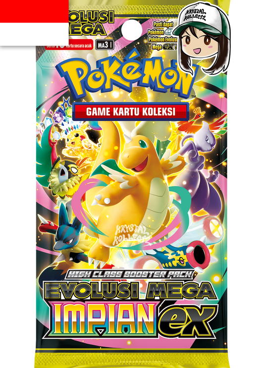 Indonesian Mega Dream ex Evolusi Mega Impian ex MA3 I Pokemon Indonesia Ascending Heroes