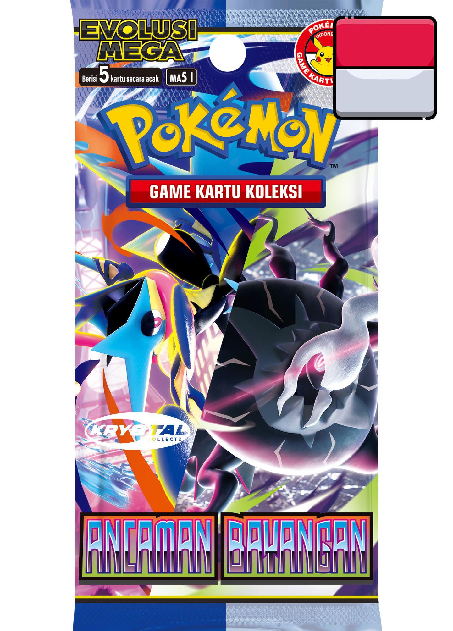 Indonesian Pokemon Ancaman Bayangan MA5 Booster Box Threatening Shadow