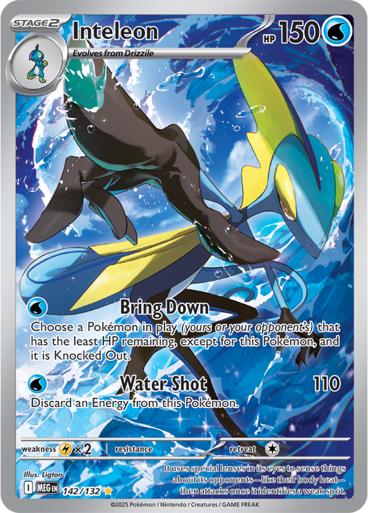 Inteleon AR Mega Evolution Mega Symphonia Pokemon Card 069/063 - Korean KrystalKollectz 