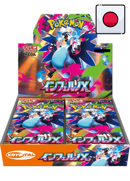 Pokemon Inferno X インフェルノX Japanese Booster Box Krystalkollectz Mega Evolution Mega Charizard X sealed authentic box 