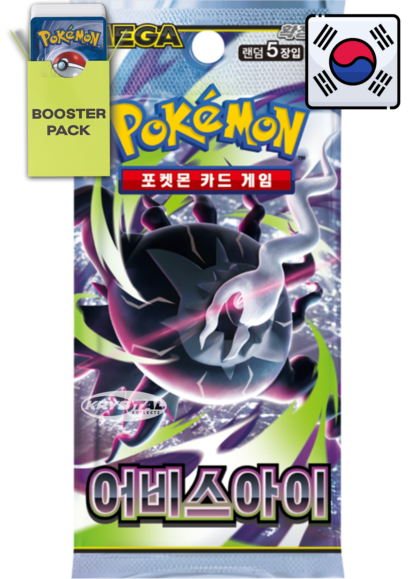 Korean Abyss Eye M5 Pokemon Booster Box Pokemon Korea Mega Darkrai Mega Zeraora Mega Excadrill Mega Chandelure