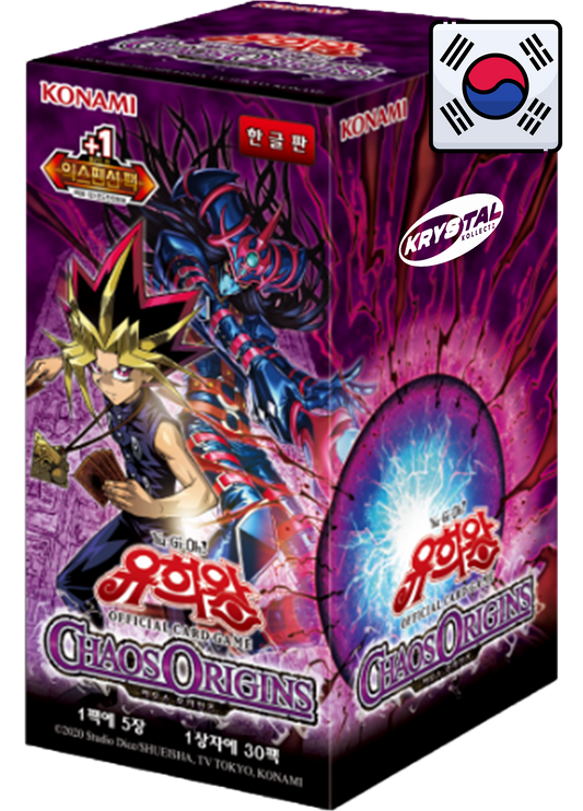 Korean Yu-Gi-Oh! Booster Box Yugi Purple box Chaos Origins Korean ver south korea new booster pack Konami official sealed new authentic product 
