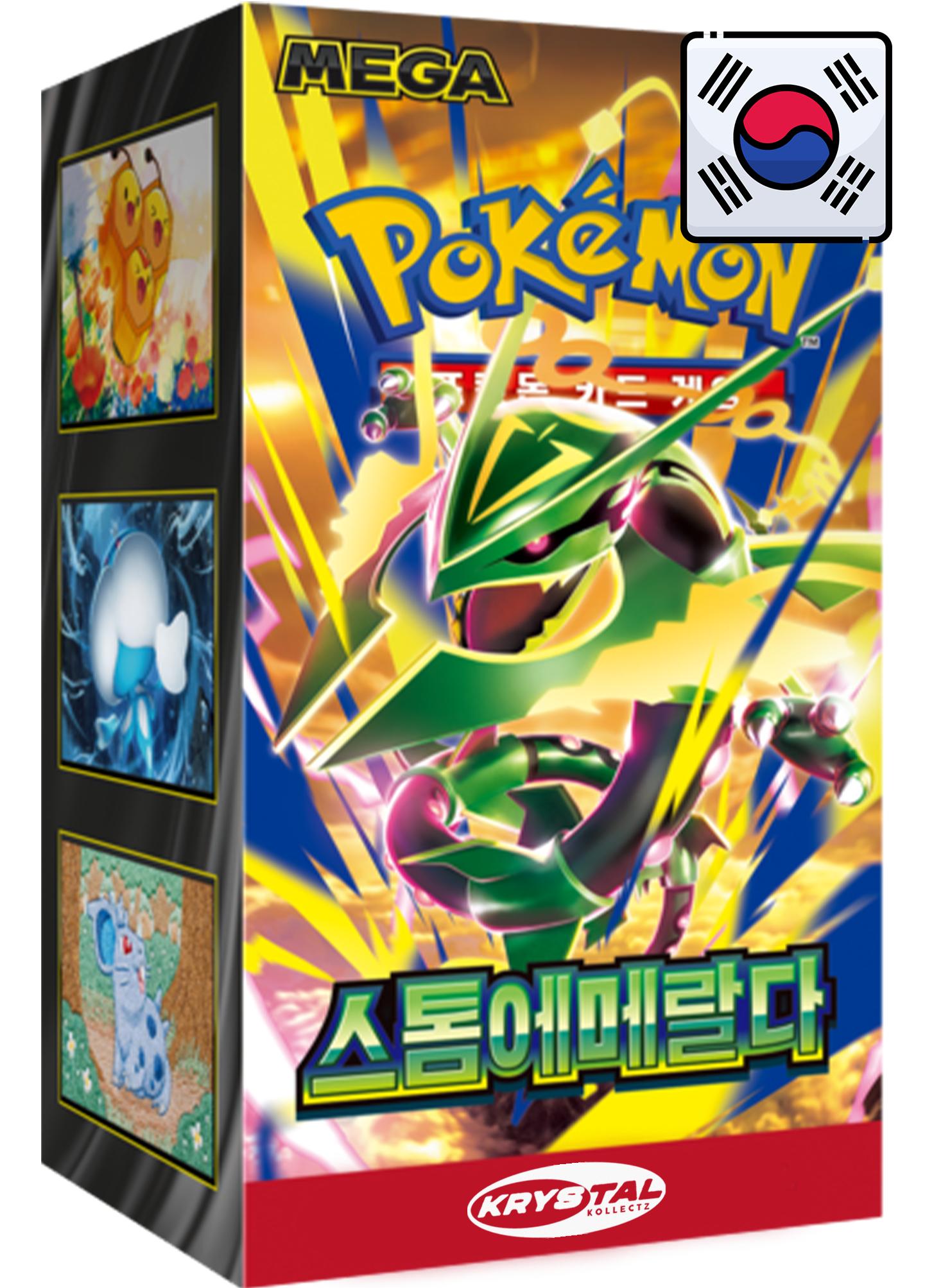 Korean Storm Emeralda 스톰 에메랄드 - Pokemon Booster Box M6 Delta Reign Mega Evolution Rayquaza Box sealed South Korea version pack 스톰에메랄다