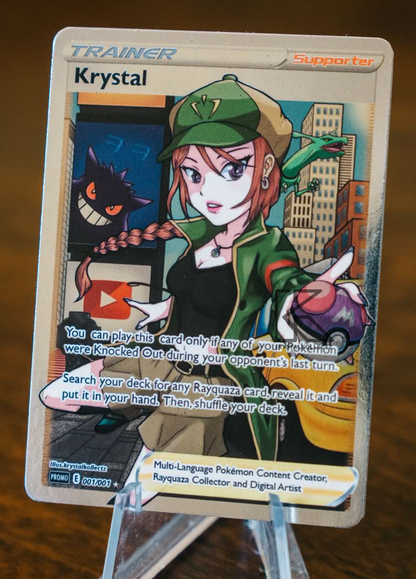 KrystalKollectz - Trainer Card - Custom KrystalKollectz - Trainer Card - Custom