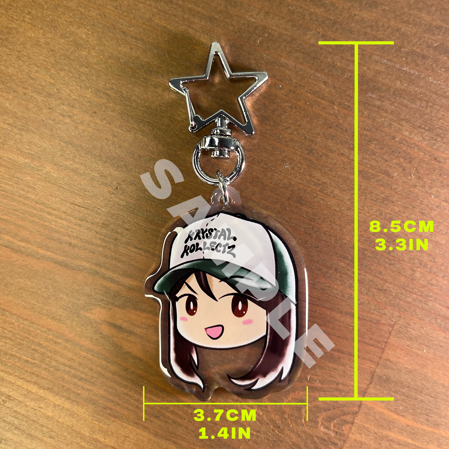 Hi, It's me KrystalKollectz - Keychain