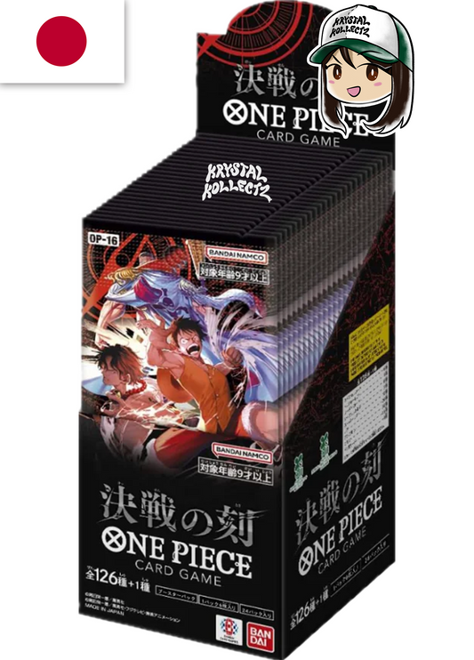 One piece OP-16 Japanese booster box KrystalKollectz card game 