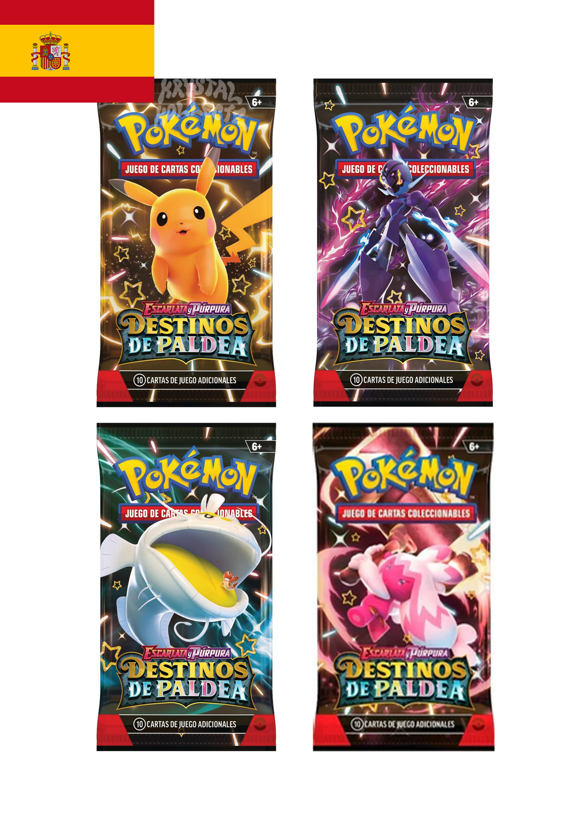 Paldean Fates - Pokemon Booster Pack - Spanish | KrystalKollectz Paldean Fates - Pokemon Booster Pack - Spanish | KrystalKollectz