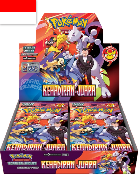 Destined Rivals Indonesian Pokemon Booster Box KrystalKollectz Web Shop Kehadiran Juara 