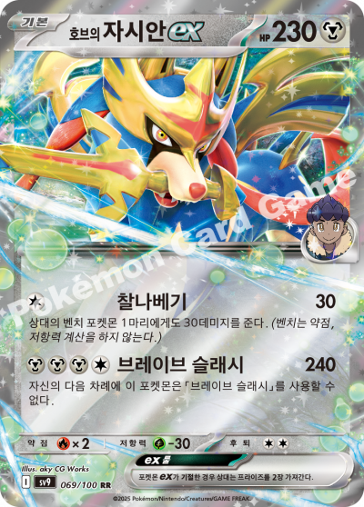 Hop's Zacian ex - Battle Partners - Pokemon Card - Korean