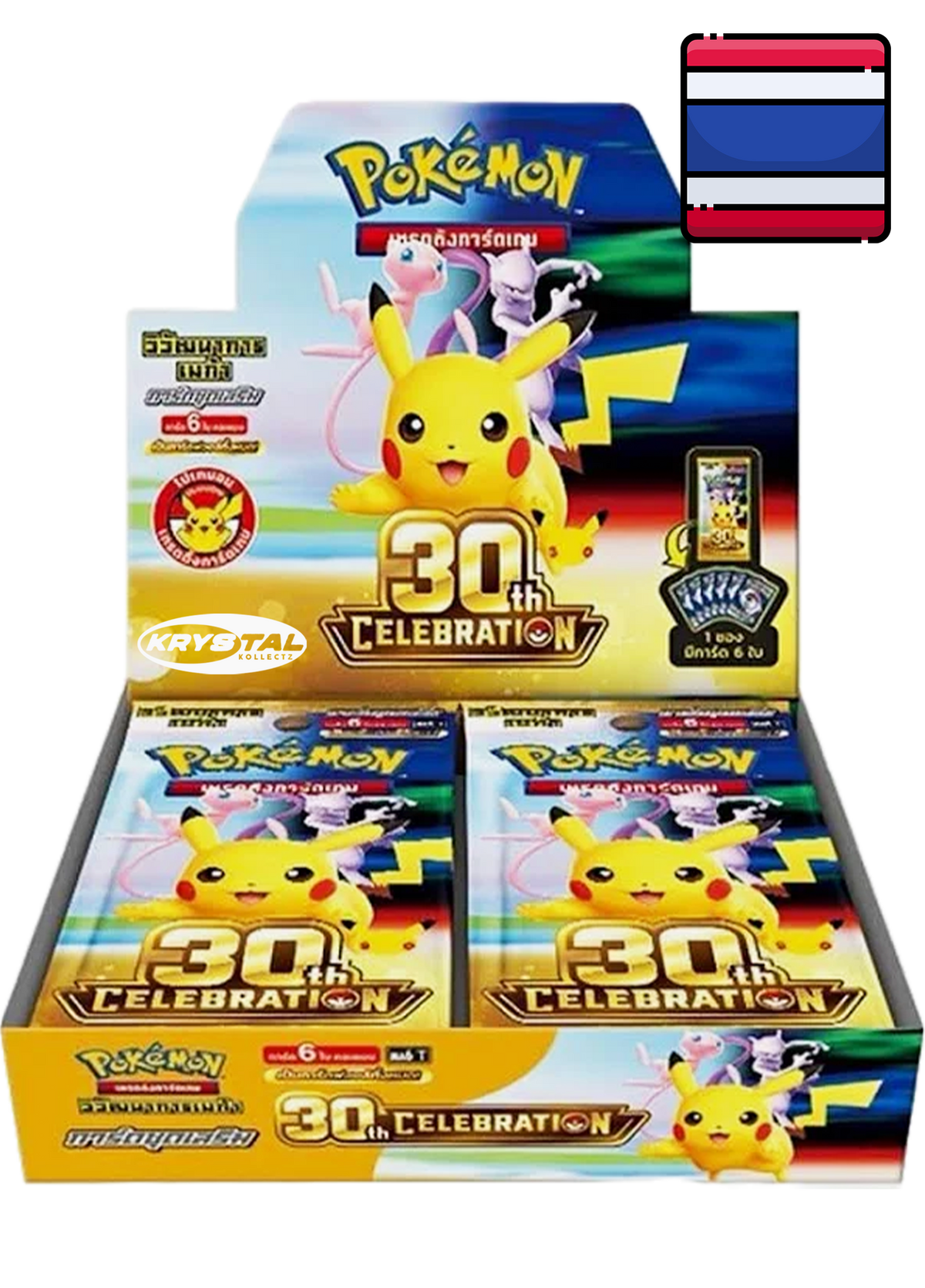 Thai 30th Celebration Pokémon MEGA Evolution M6a T Booster Box