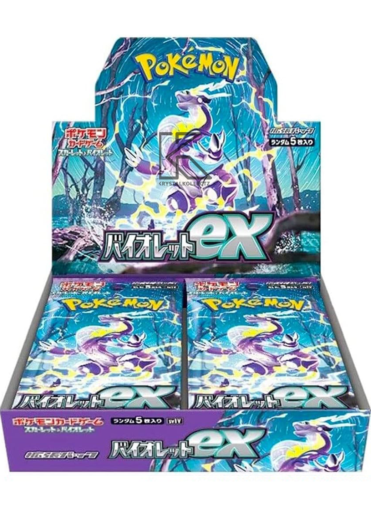 Violet EX Japanese Booster Box KrystalKollectz 