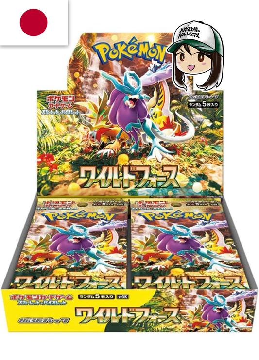 Japanese Wild Force Pokemon Booster Box Temporal Forces Krystalkollectz Pokemon cards