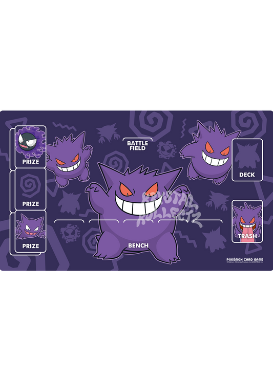 Gengar Playmat Rubber Pokemon Korea exclusive Korean south Korea KrystalKollectz 포켓몬스터