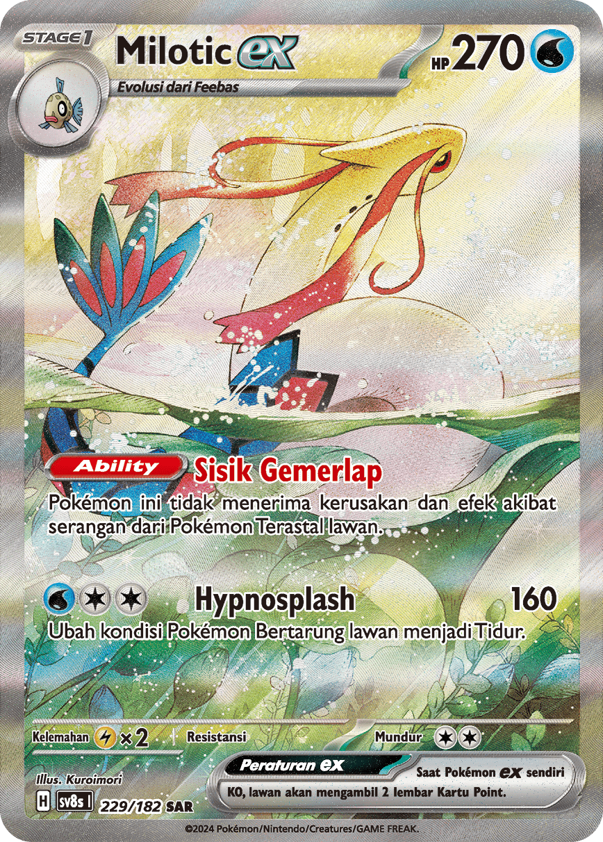 Indonesian - Stellar Lightning Strike | sv8s I - Pokemon Booster Box (Surging Sparks)