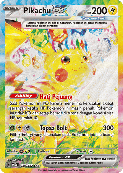 Indonesian - Stellar Lightning Strike | sv8s I - Pokemon Booster Box (Surging Sparks)