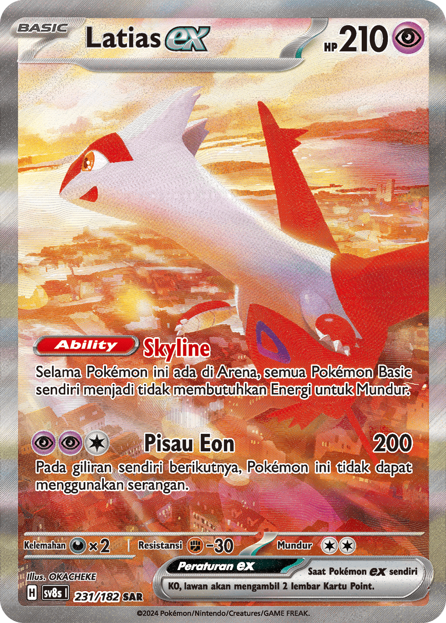 Indonesian - Stellar Lightning Strike | sv8s I - Pokemon Booster Box (Surging Sparks)