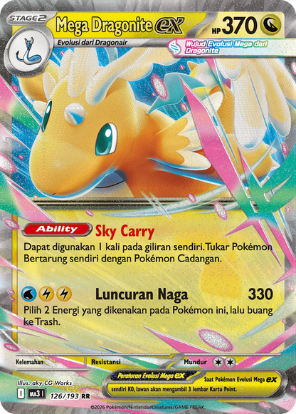 Indonesian - Mega Dream ex | MA3 I - Pokemon Booster Box - [PRE-ORDER]