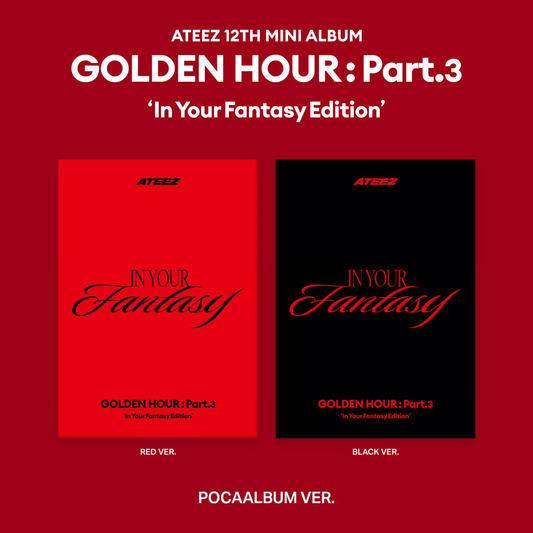 ATEEZ - Golden Hour Part.3 In Your Fantasy Album - Pocaalbum Ver - Korean [PRE-ORDER]